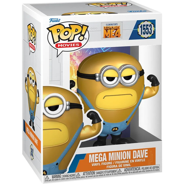 Фигурка Funko POP! Movies Despicable Me 4 Mega Minion Dave 76049