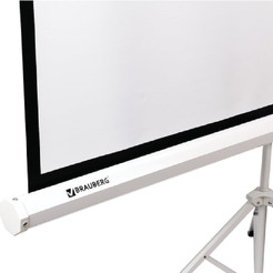 Экран проекционный на треноге BRAUBERG TRIPOD (180х180см), матовый