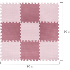 Коврик-пазл Юнландия 9 элементов 30х30см 664660