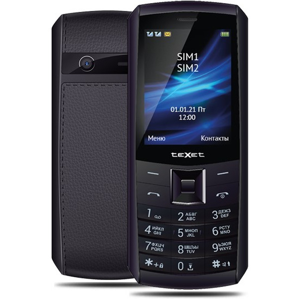 Мобильный телефон Texet TM-D328, black