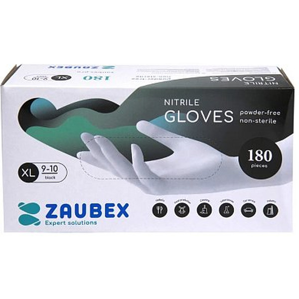 Нитриловые перчатки Zaubex 9122533 (XL, 180 шт)