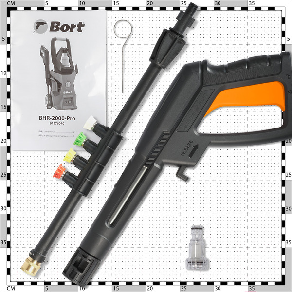 Мойка высокого давления Bort BHR-2000-Pro (91276070)