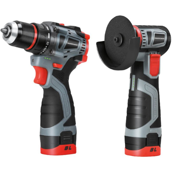 Набор Profipower ProfiSet-2B16 E0229 (шуруповерт, болгарка)