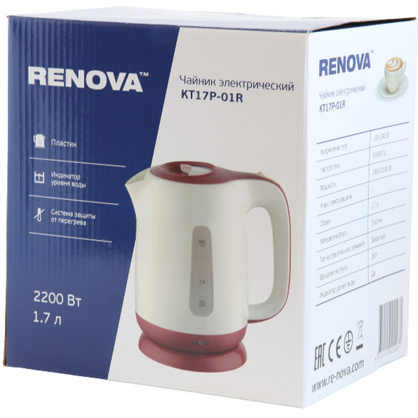 Электрический чайник Renova KT17P-01R