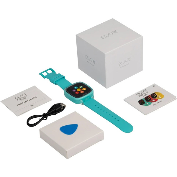 Часы-телефон ELARI KidPhone 4 Fresh (KP-F) бирюзовый