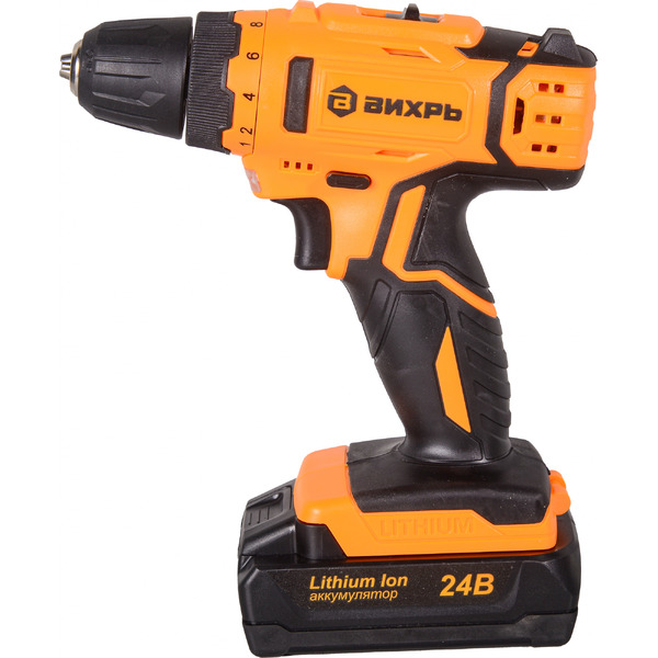 Дрель-шуруповерт Вихрь ДА-24Л-2К (72/14/18)