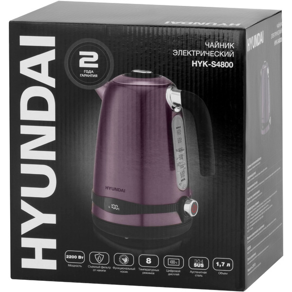 Электрочайник Hyundai HYK-S4800