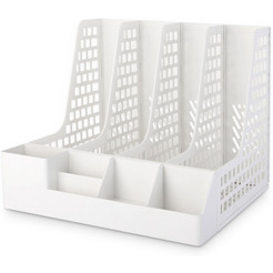 Лоток-органайзер для бумаг и канцелярских принадлежностей DELI PB106WHITE