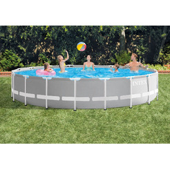 Каркасный бассейн INTEX PRISM FRAME 26756 (610х132 см) с лестницей и фильтр-насосом