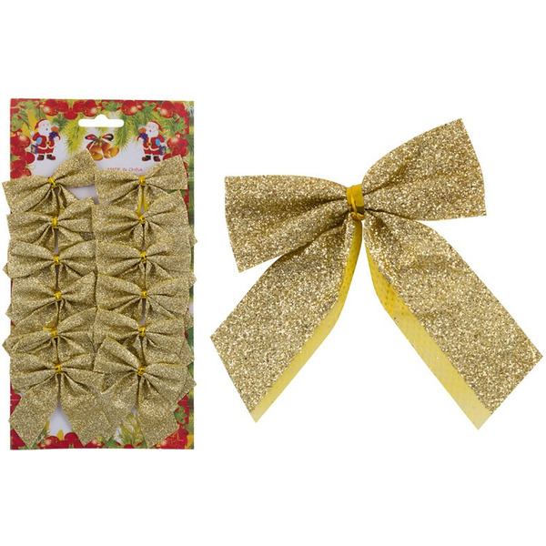 Бант Волшебная страна "Рождественский" 007709 золотой