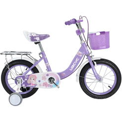 Велосипед детский YAYALE 281-003, 12" (фиолетовый)
