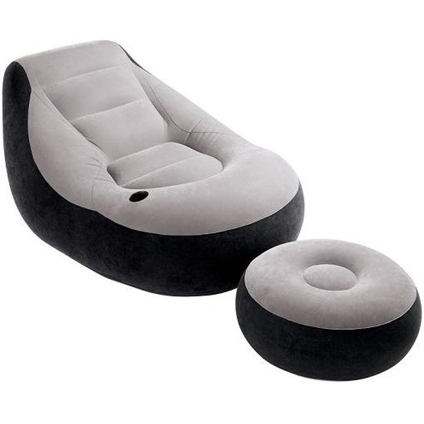 Надувное кресло с пуфиком Intex Ultra Lounge 68564