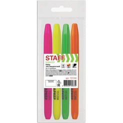 Набор текстовыделителей Staff Manager 151244 (4 шт)