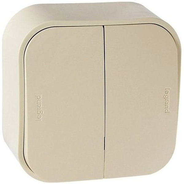 Переключатель на 2 направления Legrand Quteo 782236 (слоновая кость)
