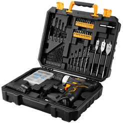 Дрель-шуруповерт Deko GCD12DU3 SET 5 (063-4148) с 2-мя АКБ, кейс, набор оснастки