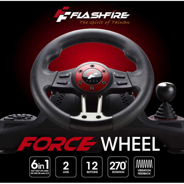 Игровой руль FLASHFIRE Force Wheel WH-2304V (6in1)
