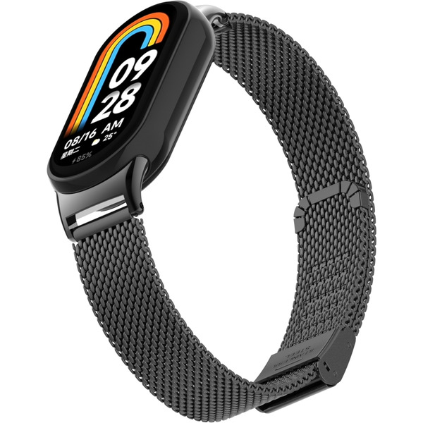 Ремешок Bingo Stainless Grid для XIAOMI Mi Band 8 (черный)