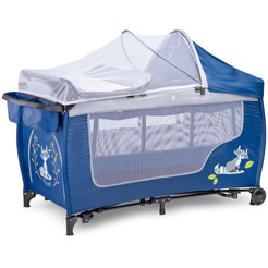 Манеж-кровать CARETERO Grande Plus (синий)
