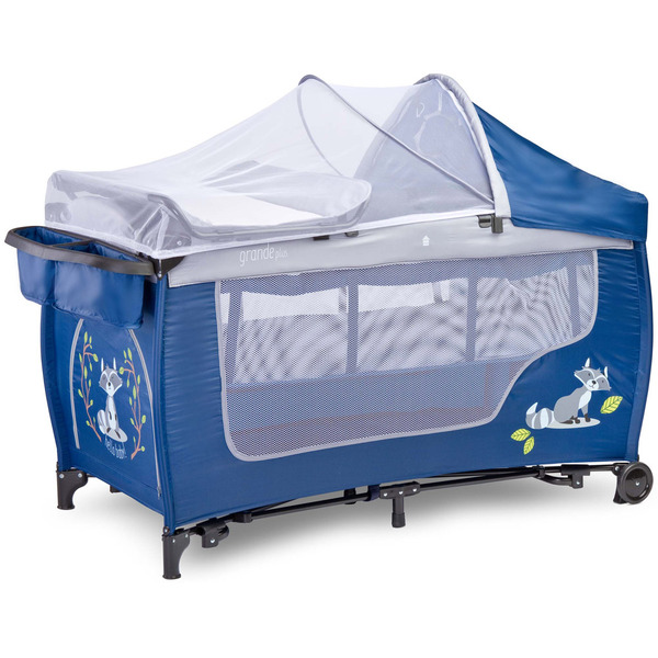 Манеж-кровать CARETERO Grande Plus (синий)