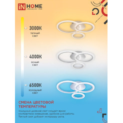 Светильник светодиодный IN HOME ELEGANT BLISS-W (4690612043364)