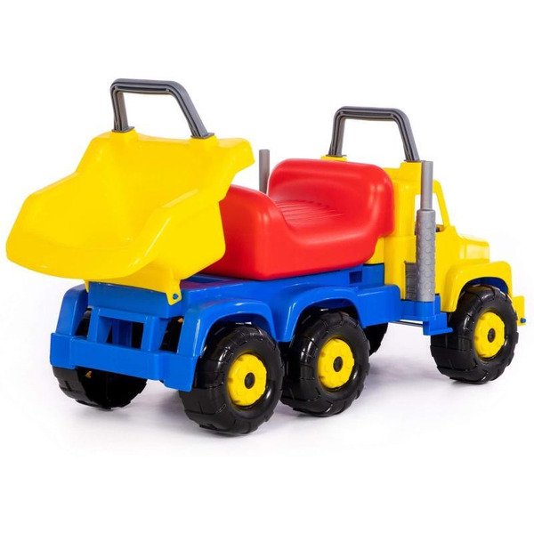 Автомобиль-каталка Полесье Супергигант-2 24590 (жёлто-красный)