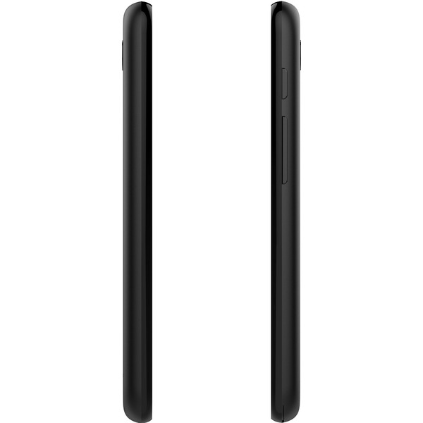 Смартфон Alcatel One Touch Pixi 4 5010D черный+Задняя крышка UV Metal Gold (золотая)