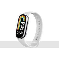 Ремешок BINGO Silicone для Xiaomi Mi Band 8 (белый)