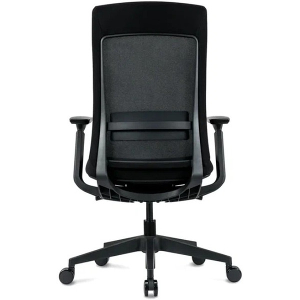 Кресло компьютерное SitZone E-VL002B сетка/ткань, черный, крестов. пластик