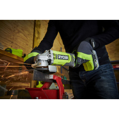 Угловая шлифмашина RYOBI ONE + RAG18115-0 (5133005402) без АКБ и ЗУ