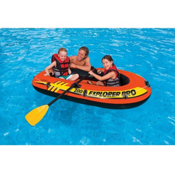 Надувная лодка для взрослого с ребенком Intex Explorer Pro 200 58356