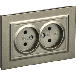 Розетка IEK Brite BR-R20-10-K37-F
