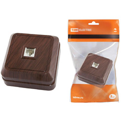 Розетка телефонная TDM Electric Ладога SQ1801-0041