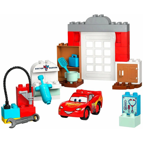 Конструктор LEGO Duplo Визит МакКвина в гараж Дока 10456