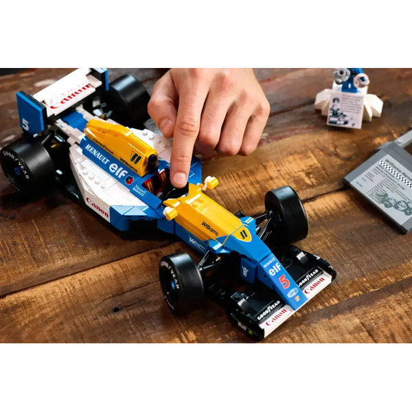 Конструктор LEGO Icons 10353 Гоночная машина Williams Racing FW14B & Nigel Mansell