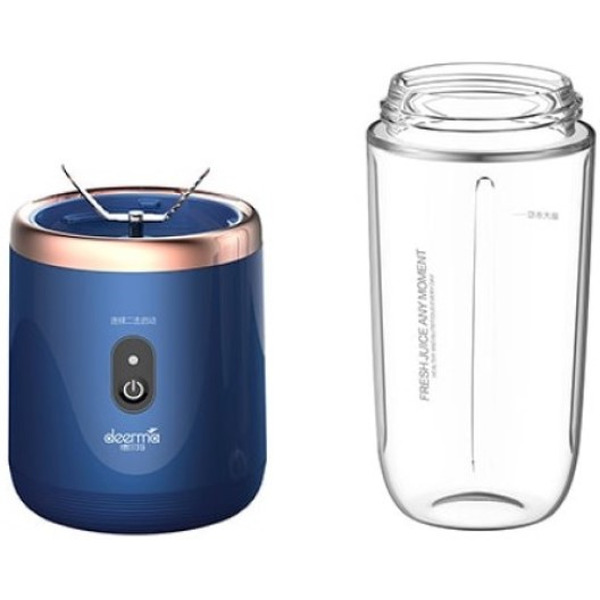 Портативный блендер Deerma DEM-NU06 (синий)