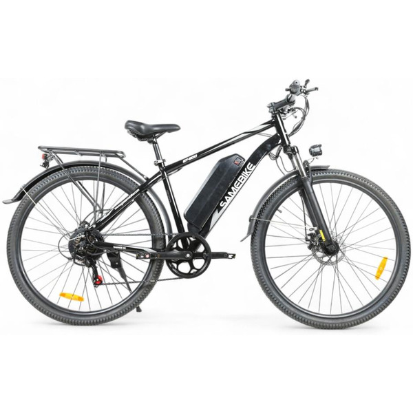 Электровелосипед SameBike SB-GT500 (чёрно-серебристый)