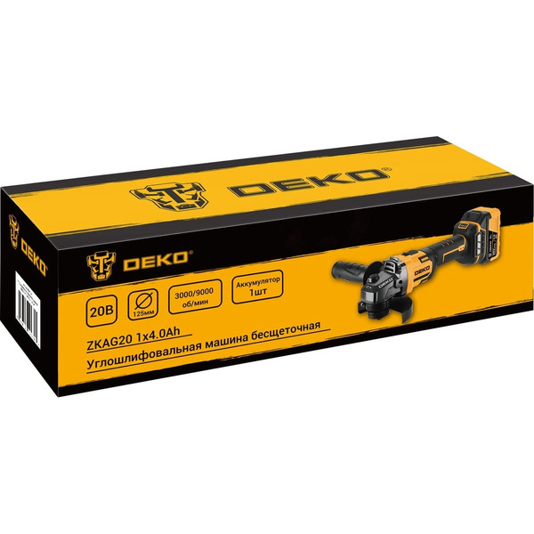 Угловая шлифмашина Deko ZKAG20 084-1044