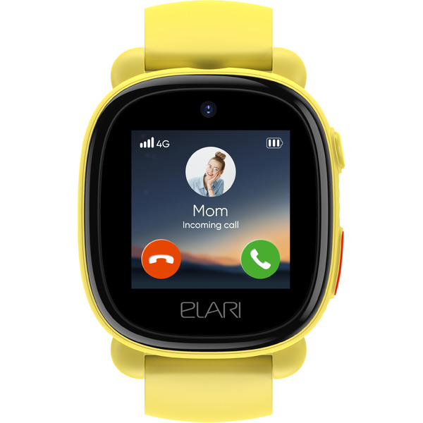 Часы-телефон Elari KidPhone 4G Lite (KP-4G L) желтый