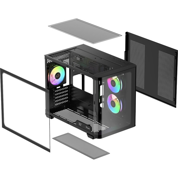 Корпус Ocypus Iota C50 Curve BK ARGB