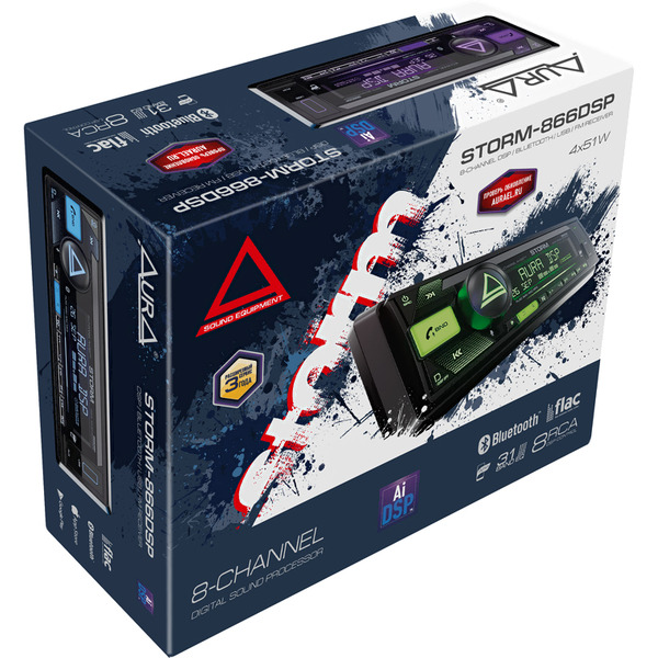 USB-магнитола Aura Storm-866DSP
