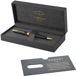 Ручка шариковая Sonnet Core Matt Black GT PARKER 142359 / 1931519