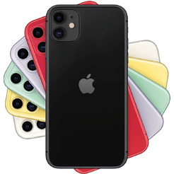 Смартфон Б/У (грейд A) APPLE iPhone 11 128GB Black (MWK72LL/A)