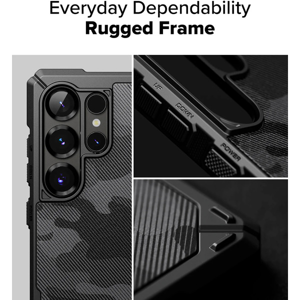 Чехол Ringke RUGGED GEAR MAGNETIC для Galaxy S25 Ultra CAMO BLACK