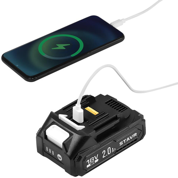 Ударная дрель-шуруповерт STAVR SID 18BL-200V-2K