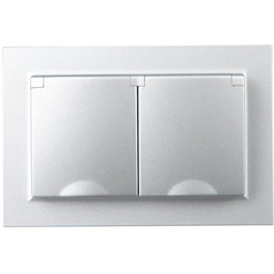 Розетка IEK Brite РСбш12-3-44-БрА