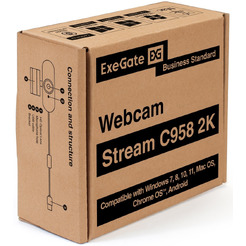 Вeб-камера ExeGate Stream С958 2K EX296324RUS