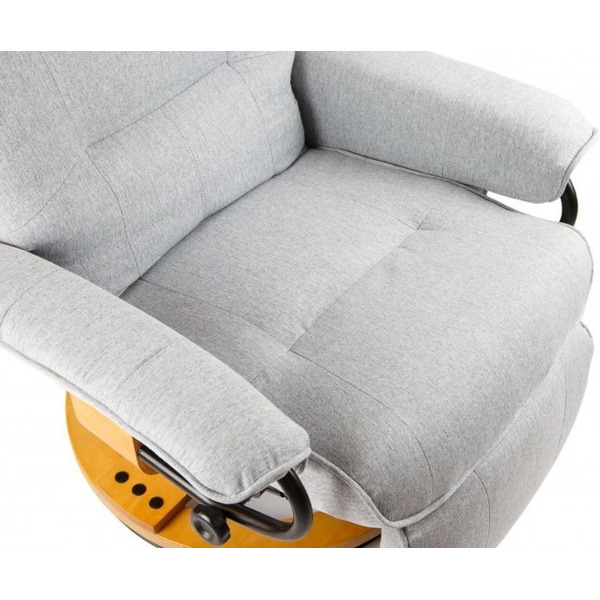 Кресло электрическое вибромассажное CALVIANO 2162 (серый)