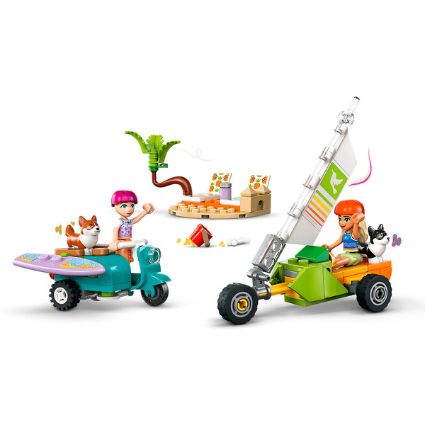 Конструктор LEGO Friends 42641 Собаки-серфингисты и приключения на скутере