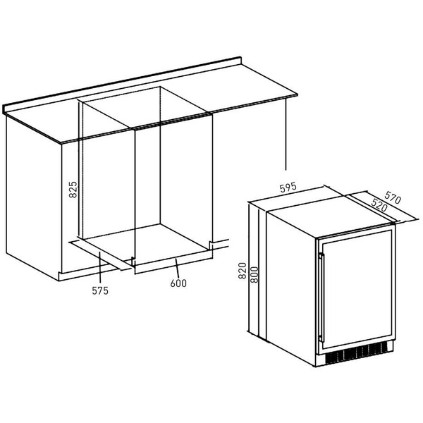Винный шкаф ZUGEL ZCWI460DB