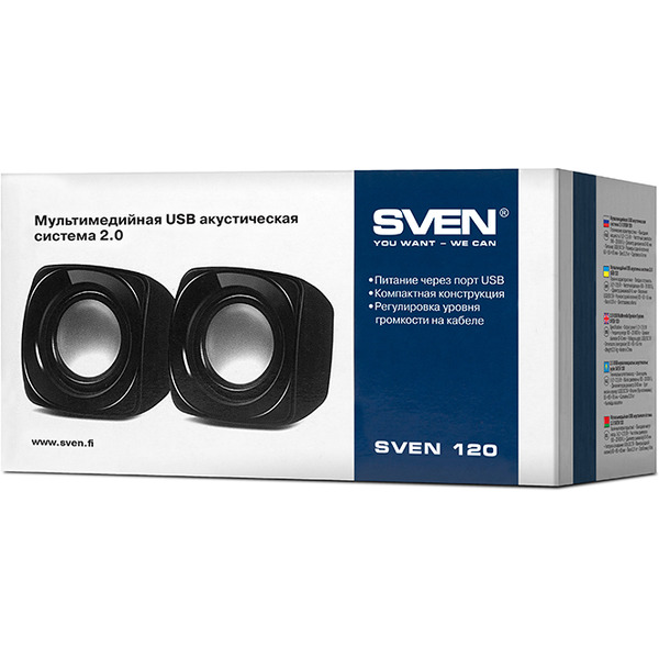 Акустическая система Sven 120 Black